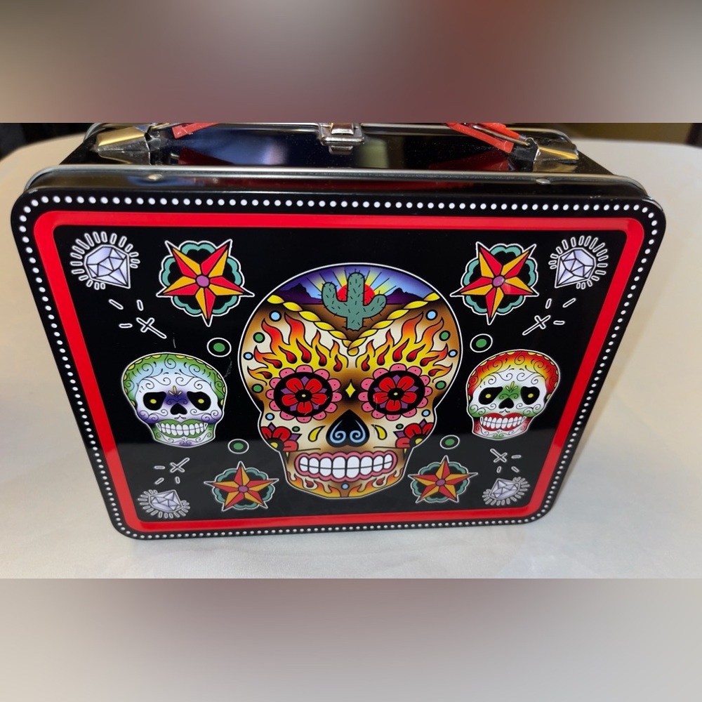 Sugar Skulls Metal Lunch Box